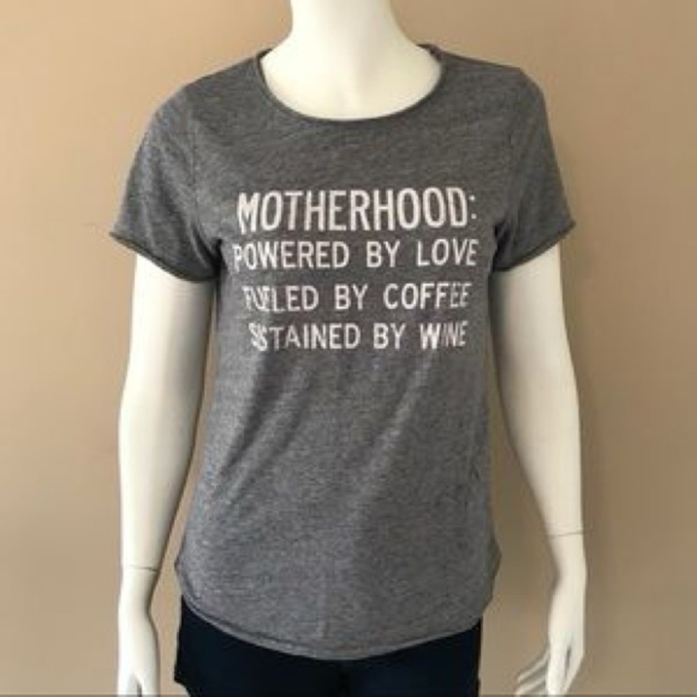 Grayson Threads Motherhood Gray Tee Size Medium